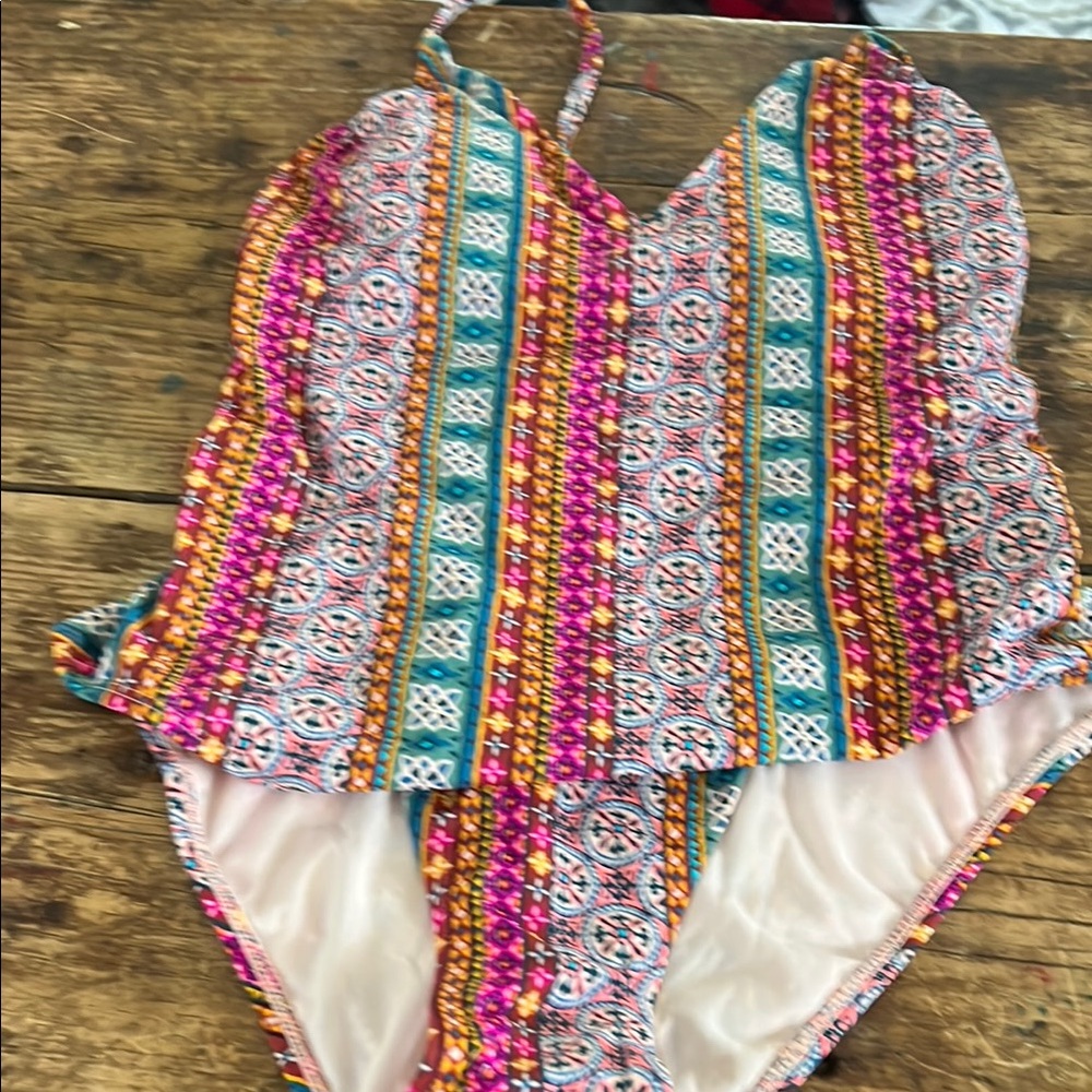 Vibrant Multicolor Swimsuit